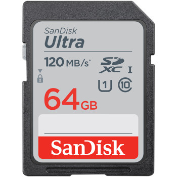Карта памяти SDXC SanDisk Ultra 64Gb (UHS-1)(120Mb/s)