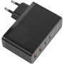 Мережевий зарядний пристрій  Baseus GaN2 Quick Charger 100W 2USB + 2Type-C (CCGAN2P-L01), Black