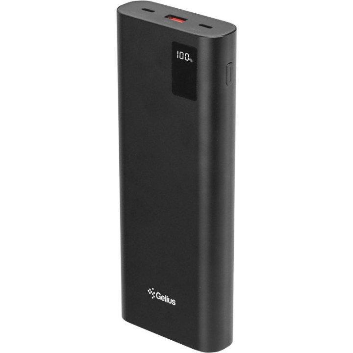 Power Bank Gelius Hype GP-PB306 PD100W / QC3.0 30000mAh 4,5A cable Type-C to Type-C 1m, Black