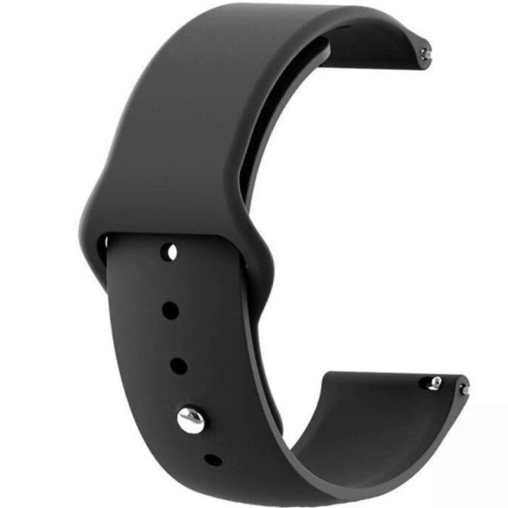 Ремінець Silicone Standart для Xiaomi Amazfit Bip 20 mm, Black