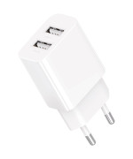 Мережевий зарядний пристрій Gelius Simple GP-HC059 2.4A Cable USB to MicroUSB, White