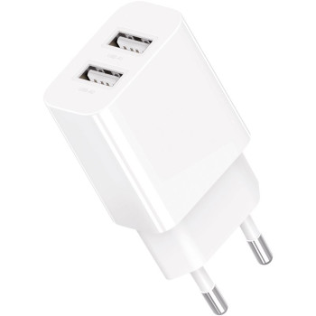 Сетевое зарядное устройство Gelius Simple GP-HC059 2.4A Cable USB to MicroUSB, White