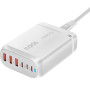 Мережевий зарядний пристрій Gelius Force GaN GP-HC063 3USB /  3Type-C 100W, White