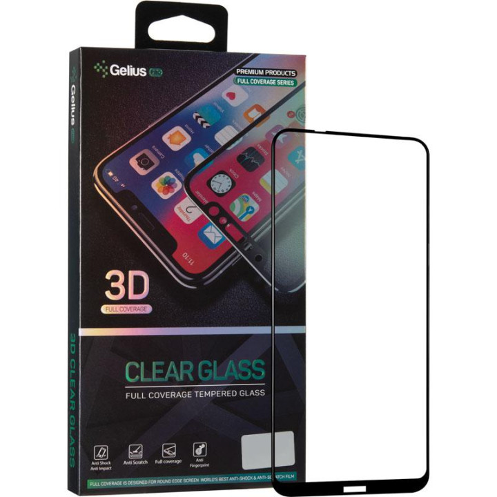 Защитное стекло Gelius Pro 3D для Nokia 5.4 / 3.4, Black