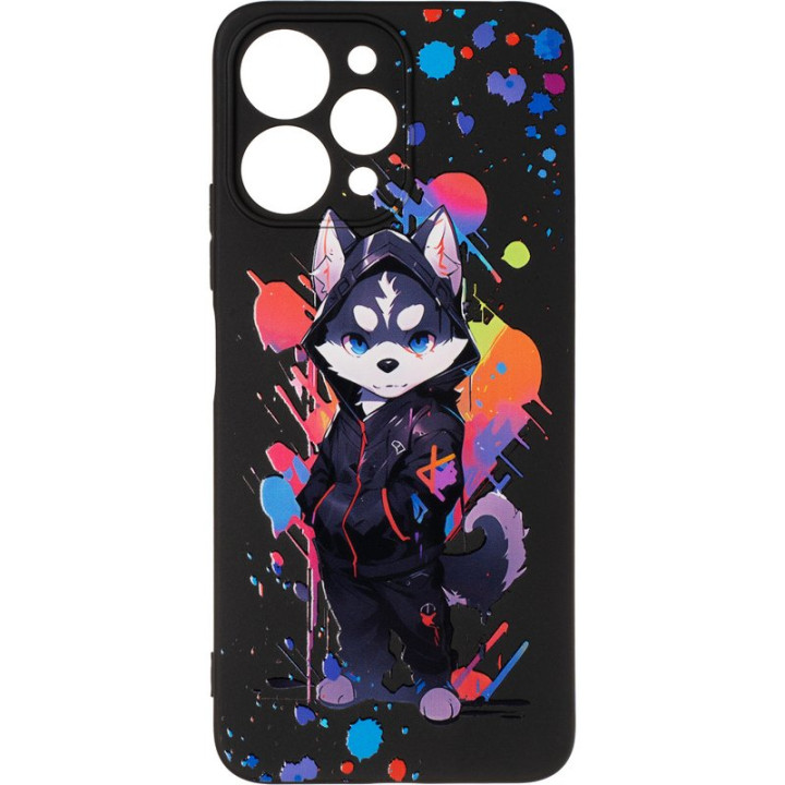 Чехол накладка Gelius Print Case UV для Xiaomi Redmi 12, Street Husky