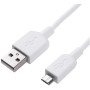 Мережевий зарядний пристрій Gelius Simple GP-HC059 2.4A Cable USB to MicroUSB, White