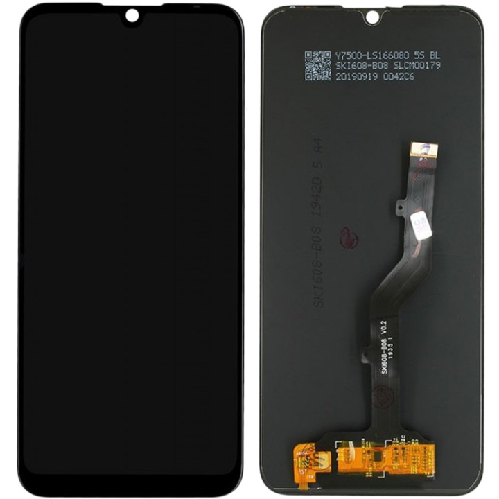 Дисплейний модуль / екран (дисплей + Touchscreen) SKI608-B08 v0.2 для ZTE Blade A5 2020 / A7 2019 / A7 2020, Black