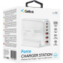 Мережевий зарядний пристрій Gelius Force GaN GP-HC063 3USB /  3Type-C 100W, White