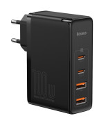 Сетевое зарядное устройство Baseus GaN2 Quick Charger 100W 2USB + 2Type-C (CCGAN2P-L01), Black