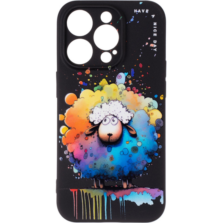 Чехол накладка Gelius Print Case UV для iPhone 14 Pro, Sheep