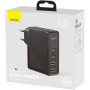 Мережевий зарядний пристрій  Baseus GaN2 Quick Charger 100W 2USB + 2Type-C (CCGAN2P-L01), Black