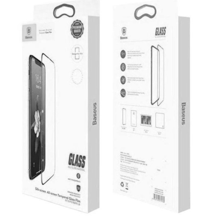 Защитное стекло Baseus Curved-Screen Tempered Glass with Crack-Resistant для Apple iPhone XS Max / 11 Pro Max, Black