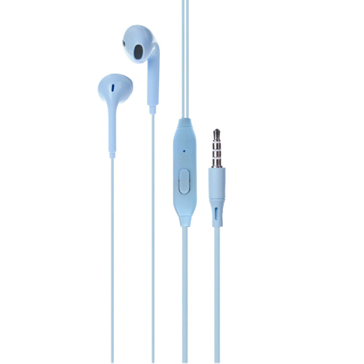 Дротові навушники HF Denmen DR01 3,5mm, Blue
