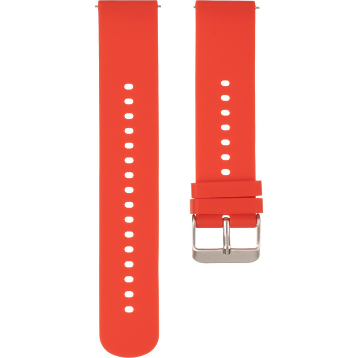Ремінець для смарт-годинника універсальний Flat head style (20мм),Red