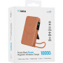 Зовнішній акумулятор Power Bank Gelius Fluxen GP-PBW120 із бездротовою зарядкою Qi2 15W 10000mAh, Orange