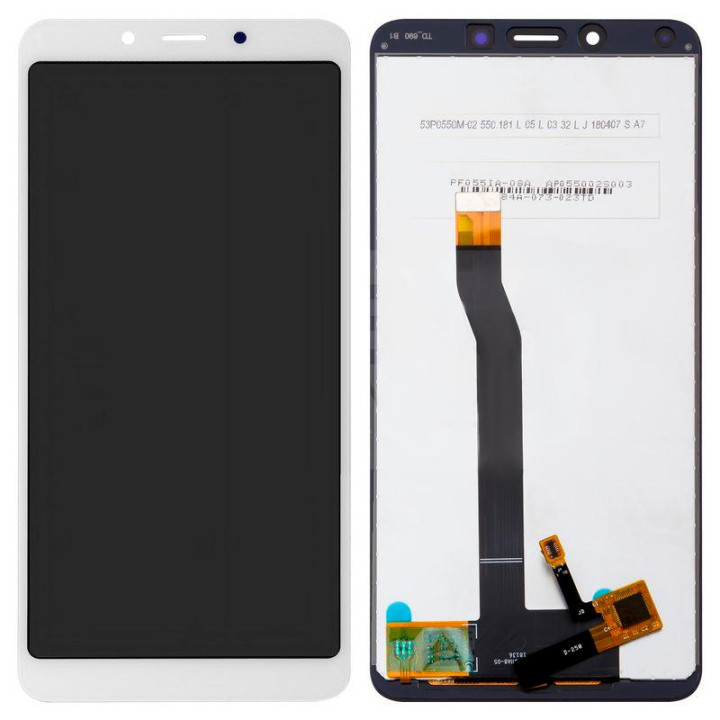 Дисплейный модуль / экран (дисплей + Touchscreen) для Xiaomi Redmi 6 / 6a LCD, White