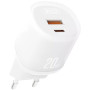 Сетевое зарядное устройство XO L144 USB QC3.0 / Type-C PD20W, White