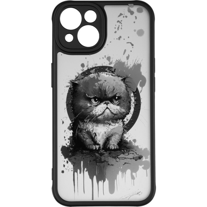 Чехол накладка Gelius Print Case UV (Magsafe) для iPhone 14, Fluffy Cat