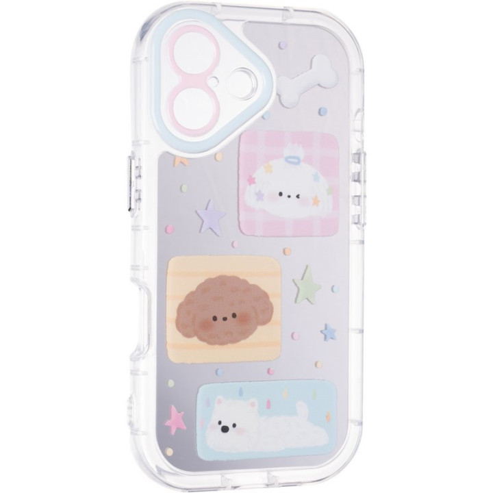 Чехол Mirror Case для iPhone 16, Pets