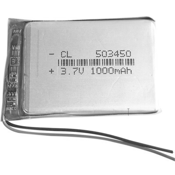 Універсальний полімерний акумулятор 1000 mAh 34 х 50 х 4