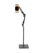 Напольный штатив – держатель XO C137 для смартфонов и планшетов 135cm, Black