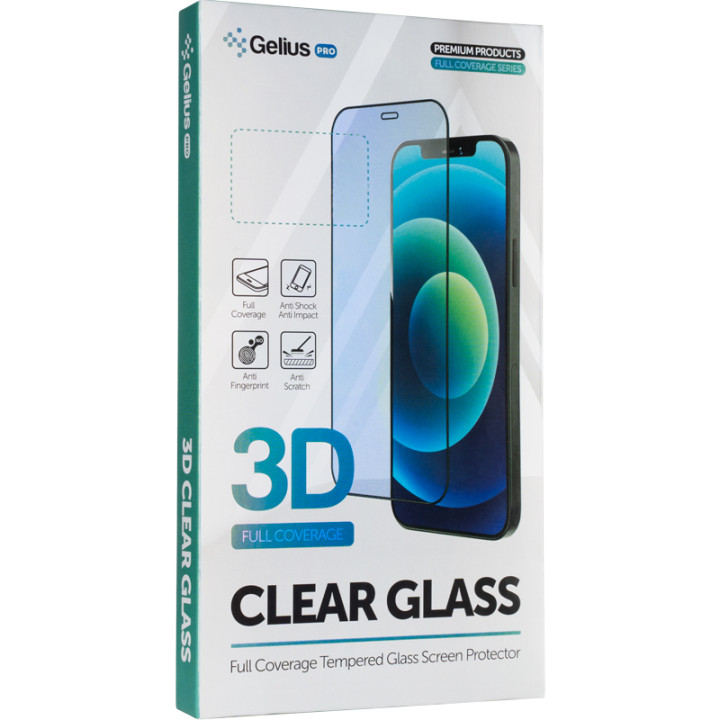 Захисне скло Gelius Pro 3D для Vivo Y21/Y21S, Black