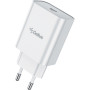 Сетевое зарядное устройство Gelius Pro Impulse PD30W GP-HC013 + Cable GP-UC111 60W Type-C / Type-C 1m, White