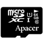 Карта памяти microSDXC 64Gb Apacer, Black