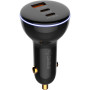Автомобільний зарядний пристрій Gelius Tronex GP-CC012 USB / 2Type-C 160W, Black