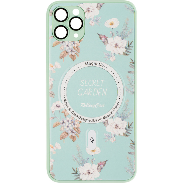 Чехол-накладка Flower Case Mag Safe Camera Protection для Apple iPhone 11 Pro Max