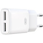 Сетевое зарядное устройство XO L92C USB 2.4A Lightning, White