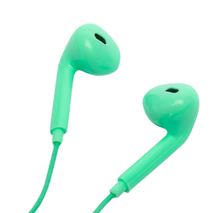 Дротові навушники HF Denmen DR01 3,5mm, Green