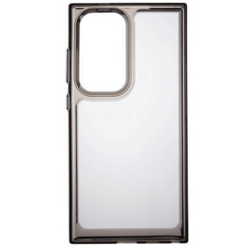 Чехол-накладка Silicon Space Case для Samsung Galaxy S24, Transparent-Black