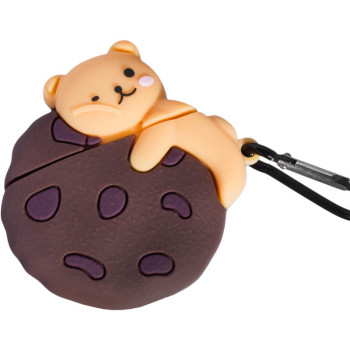 Чехол для наушников TPU Airpods 4 , Cookie Bear
