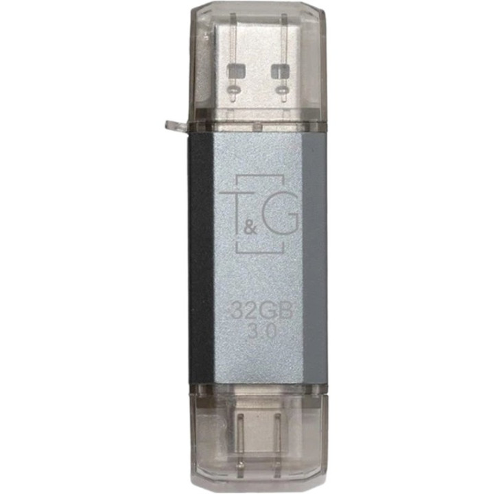 USB флешка T&G Star 009 32Gb USB 3.0 / Type-C, Silver