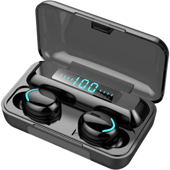 Bluetooth наушники-гарнитура Headset Air F9 Pro Plus TWS, Black