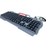 Провідна ігрова клавіатура JEQANG JK-918 LED з підставкою для телефону, Graphite