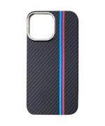 Чехол Carbon Case Camera Stand MagSafe для iPhone 16 Pro, Charcoal Classic Stripes