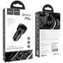 Автомобильное зарядное устройство Hoco Z42 PD20W+QC3.0 Type-C, Black