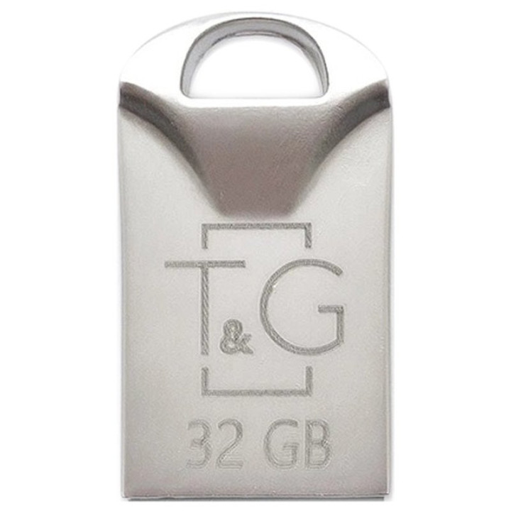 USB флешка T&G 106 Short 32Gb, Metal Silver