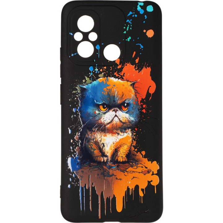 Чохол накладка Gelius Print Case UV для Xiaomi Redmi 12C, Fluffy Cat