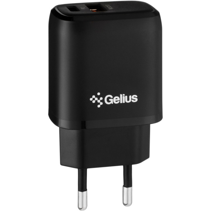Сетевое зарядное устройство Gelius Pro GP-HC014 USB, PD 3A 20W QC3.0, Black