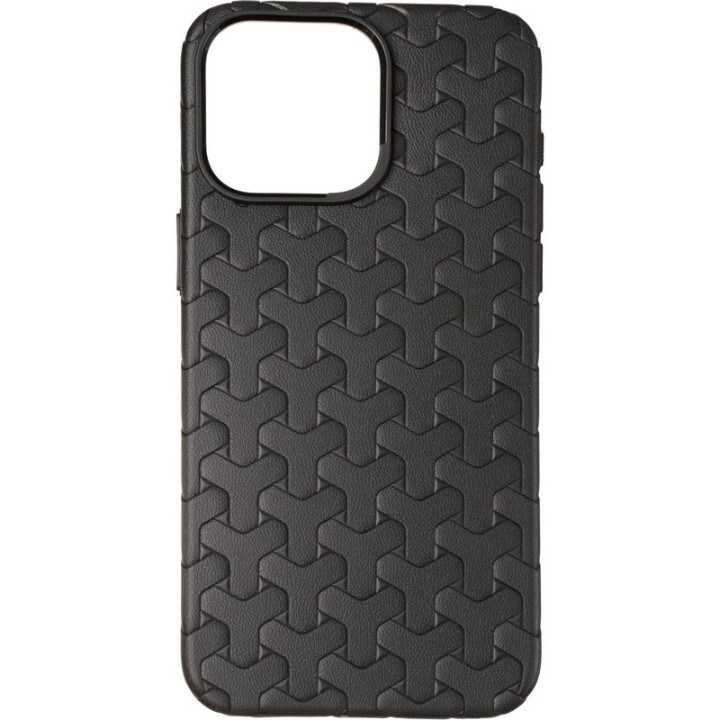 Чохол накладка накладка Leather Weaving Case для Apple iPhone 15 Pro Max