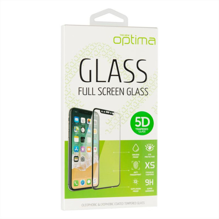 Захисне скло Optima 5D для Xiaomi Mi 9 Lite, Black