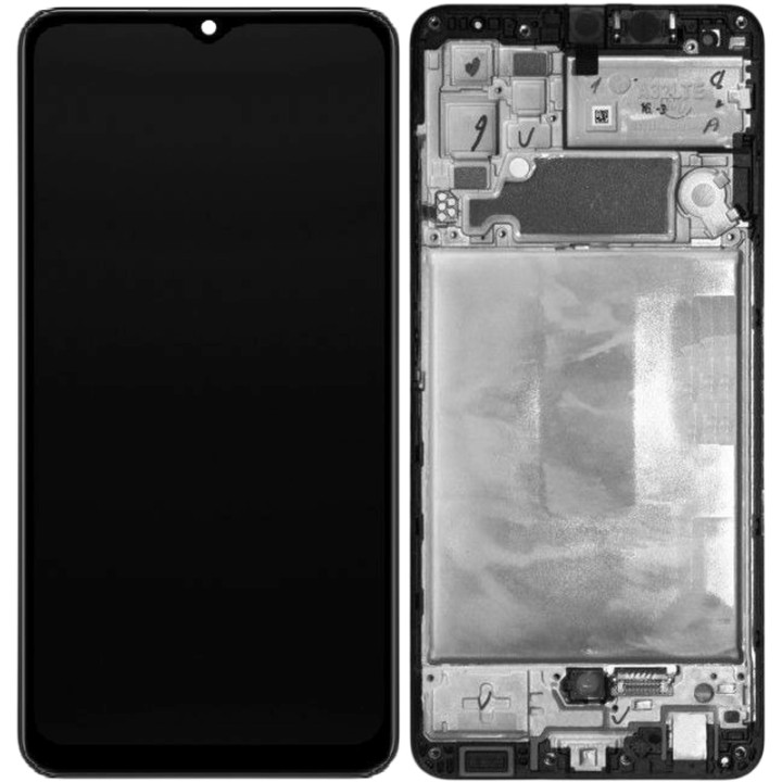 Дисплейный модуль / экран (дисплей + Touchscreen) с рамкой (In-Cell) 4G для Samsung A32 2021 / A325, Black