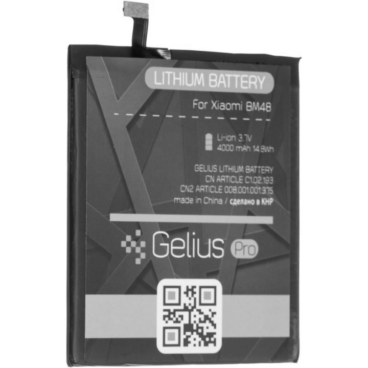 Акумулятор Gelius Pro BM48 для Xiaomi Mi Note 2 (Original), 4000 mAh