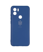 Чехол-накладка Full Soft Case (Ukrainian) для Xiaomi POCO C50, Blue