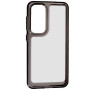 Чехол-накладка Silicon Space Case для Samsung Galaxy S24, Transparent-Black
