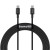 Data Кабель USB Baseus Superior Series Type-C / Type-C (CATYS-B01) 100W 1m, Black