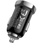 Автомобільний зарядний пристрій Hoco Z44 PD20W+QC3.0, Black